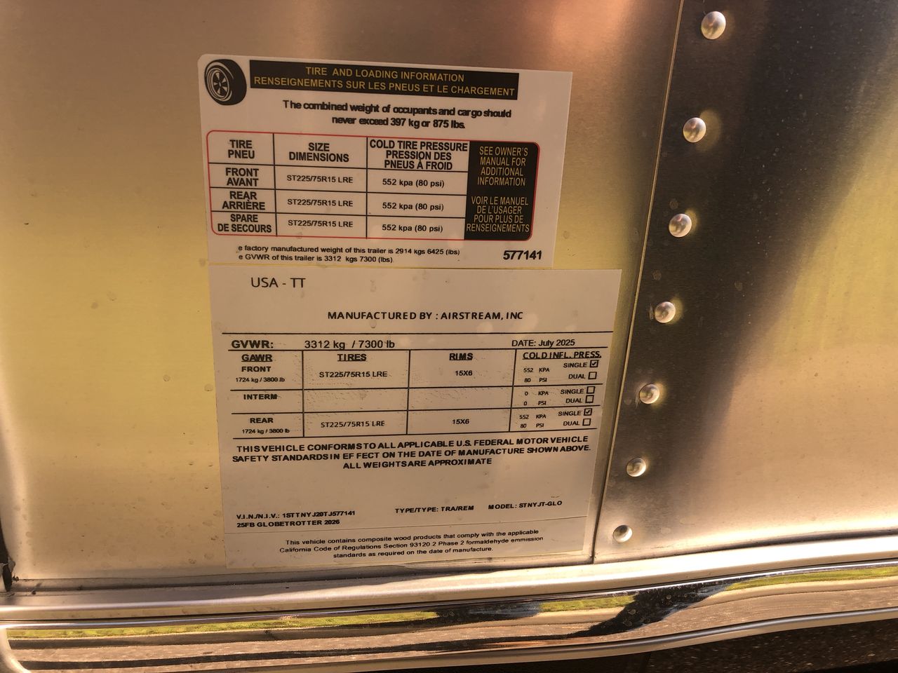 2026 Airstream 25FBQ Base